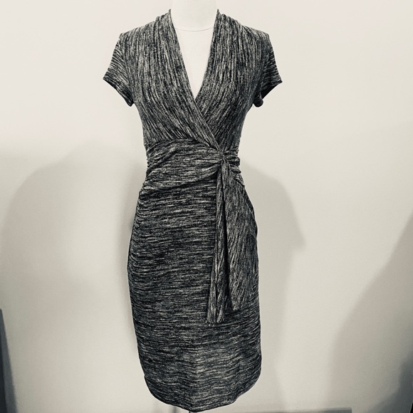 ANTHROPOLOGIE Maeve Cinched Surplice Knit Dress - Picture 2 of 8